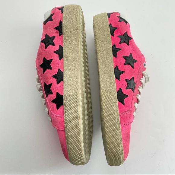 SAINT LAURENT Court Classic Sl06 Pink Star Sneaker - Picture 10 of 12
